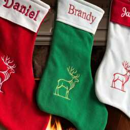 2024 Personalized Christmas Stocking, Custom Family Xmas Stocking With Name, Holiday Stockings, Christmas Gifts - thumbnail 3