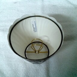 New 3x5x4.5 Cut Spring Lampshade 100% Recycled Material Candelabra - thumbnail 2