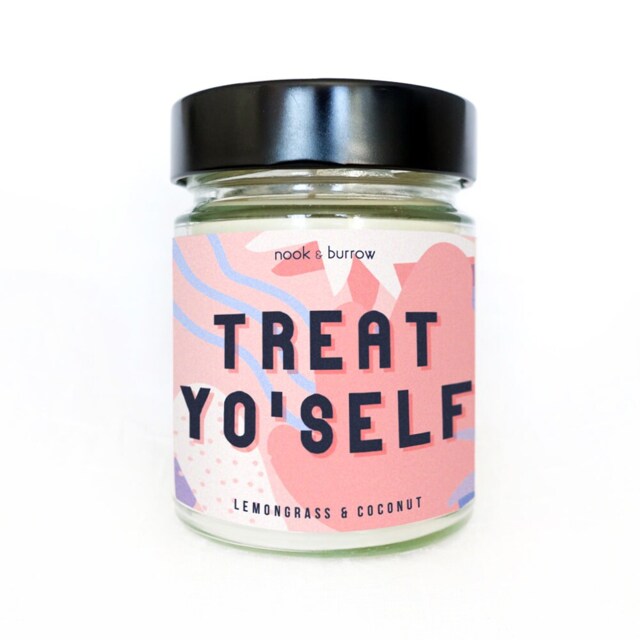 Treat Yo'self - Nook & Burrow Soy Wax Gift Candle - image 1