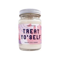 Treat Yo'self - Nook & Burrow Soy Wax Gift Candle - thumbnail 2