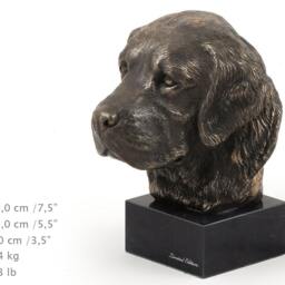Golden Retriever, Dog Marble Statue, Limited Edition, Artdog. Made Of Cold Cast Bronze. Perfect Gift. Limited Edition - thumbnail 3