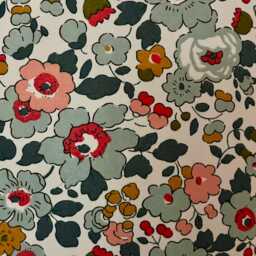 Liberty Betsy Grey Cotton Lampshade - Floral Shade Free Delivery Uk/Eu/Us Fittings - thumbnail 3