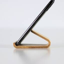 Desk Phone Holder. Wooden Smartphone Stand For Office - thumbnail 2
