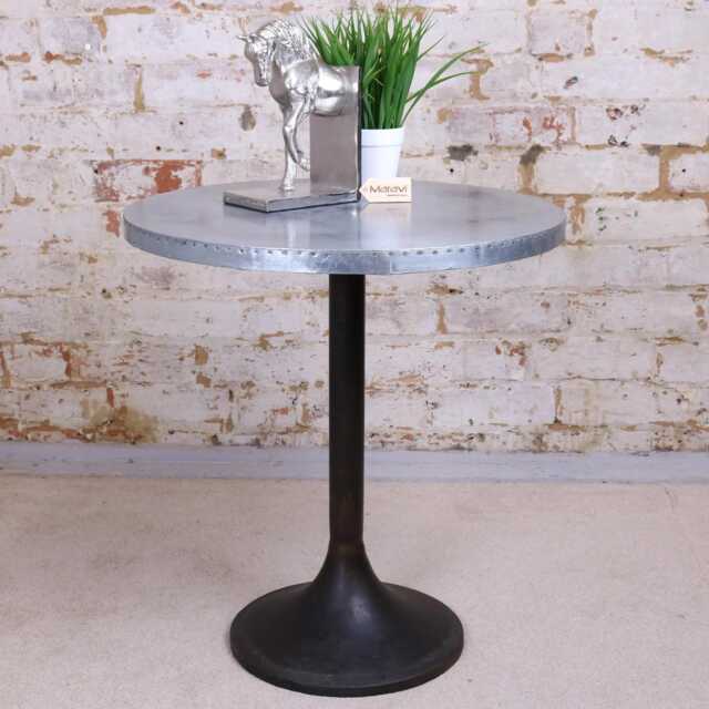 Hatra Industrial Style Metal Side Table - image 1