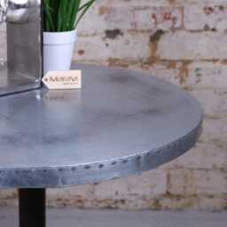 Hatra Industrial Style Metal Side Table - thumbnail 4