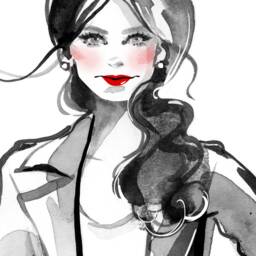 Personalized Makeup Wall Art, Fashion Illustration Face, Graduation Birthday Valentines Day Gift For Wife Girlfriend - thumbnail 3