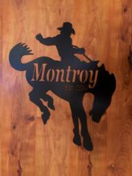 Plasma Cut Metal Art - Rodeo Horse Bronc Rider Gift Western Wall Decor Bucking Rider Personalized Sign - thumbnail 1