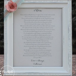 Personalized Mother Of The Bride Poem - Distressed Picture Frame, Wedding Gift - thumbnail 2