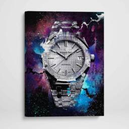 Audemars Piguet Royal Oak Florentine Silver - Canvas Art, Printable Wall Large Inspirational Framed Art - thumbnail 2