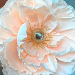 Handmade Giant Flower Chandelier Romantic Statement Lighting Oversized Paper Peony For Wedding &home Decor - thumbnail 3