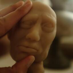 Head Under Glass, Made Of Silicone, Decorative, Cabinet Curiosities, Unusual & Unique Item - thumbnail 4