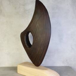 Scultura Del Tavolo in Legno Bruciato Con Tecnica Yakisugi E Filosofia Wabi-Sabi Dello Scultore Dean Marino - thumbnail 2