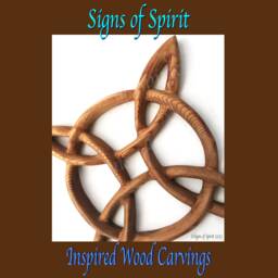 Compass Rose, Celtic Knot Of Journey & Return-Sailor Wood Carving - Witch Wall Hanging For Wiccan, Pagan, Druid - thumbnail 1