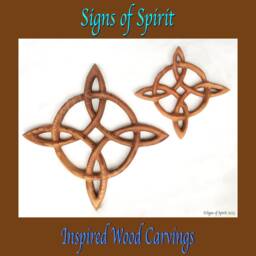 Compass Rose, Celtic Knot Of Journey & Return-Sailor Wood Carving - Witch Wall Hanging For Wiccan, Pagan, Druid - thumbnail 2