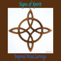 Compass Rose, Celtic Knot Of Journey & Return-Sailor Wood Carving - Witch Wall Hanging For Wiccan, Pagan, Druid - thumbnail 3