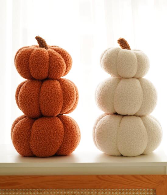 Halloween Pumpkin Pillow - Decor White Fall For Home Spooky Gift - image 1