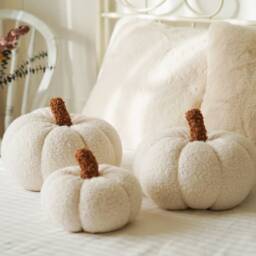 Halloween Pumpkin Pillow - Decor White Fall For Home Spooky Gift - thumbnail 3