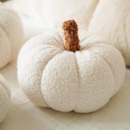 Halloween Pumpkin Pillow - Decor White Fall For Home Spooky Gift - thumbnail 2