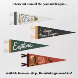 Have A Good Day Felt Pennant - Vintage Motivational Sun Banner, Inspirational Kids Room Decor, Mudroom Wall Art, Beachy Home Accent Gift - thumbnail 3