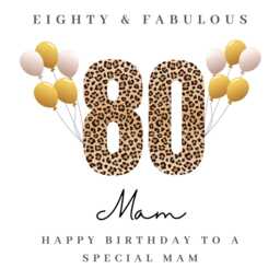 Personalised Mam 80Th Birthday Candle Gift Box Hamper Card Present W - thumbnail 4