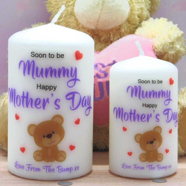 Mum To Be Mother's Day Candle Birthday Present Gift From Bump - image 1