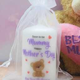 Mum To Be Mother's Day Candle Birthday Present Gift From Bump - thumbnail 3