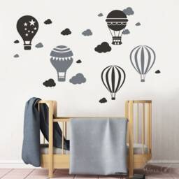 Stickers Balloons Clouds Stickers Nursery Kids Room Balloons & Clouds Decor Decoration - thumbnail 2