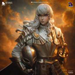 Silver Falcon 243 Mm Unpainted 1/8Th Statue - thumbnail 1