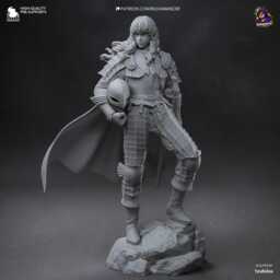 Silver Falcon 243 Mm Unpainted 1/8Th Statue - thumbnail 4
