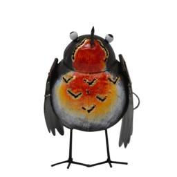 Metal Robin Tea Light Holder Garden Ornament Standing Candle Lantern Animal Hanging - thumbnail 2