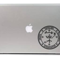 Archangel Michael Sigil Vinyl Wall Art, Angel Magic, Mystic Seal, Protection Symbol - thumbnail 3
