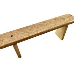 Handmade Solid Oak Tiered Shelf Riser European Crafted Nest Stand - thumbnail 2
