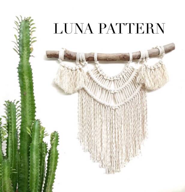 Macrame Pattern For Wall Hanging -- Beginner Friendly Diy Hanging, Manual, Step By Instructions, Tutorial, Gift - image 1