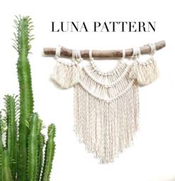 Macrame Pattern For Wall Hanging -- Beginner Friendly Diy Hanging, Manual, Step By Instructions, Tutorial, Gift - thumbnail 1