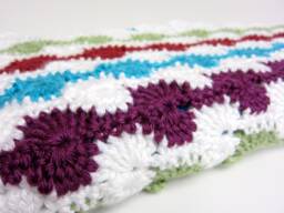 Swirls Baby Blanket - Crochet Handmade By Rockinlola - thumbnail 1
