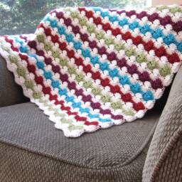 Swirls Baby Blanket - Crochet Handmade By Rockinlola - thumbnail 3