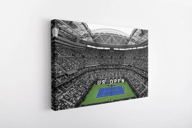 Us Open Poster Print Canvas Wall Art Gift Tennis New York Arena Tennis Home Decor Grand Slam Poster Canvas Print - image 1