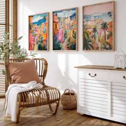 Set Of 3 Colombia Posters, Prints, Travel Wall Art Set, Landscape Colombian Prints - thumbnail 3