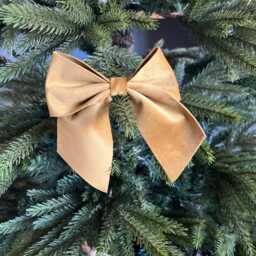 Luxury Handmade Gold Velvet Christmas Tree Bow Collection - thumbnail 4