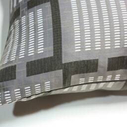 Designtex Urban Grid Pillow Cover Modern Gray Decor - thumbnail 2