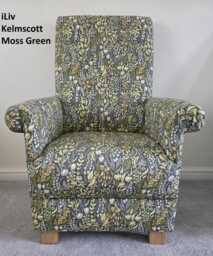 Adult Armchairs Iliv Fabrics Kelmscott Toile Finch Floral William Morris Chairs Accent Statement Small Bedroom Nursery Decor - thumbnail 1