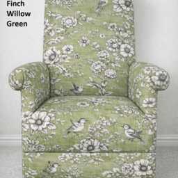 Adult Armchairs Iliv Fabrics Kelmscott Toile Finch Floral William Morris Chairs Accent Statement Small Bedroom Nursery Decor - thumbnail 4