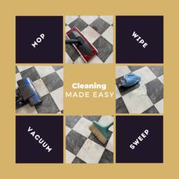 Checkerboard Vinyl Runner Rug in Black & White Marble Tile Design For Kitchen, Hallway Dining Room Floors - thumbnail 4