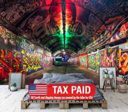 Graffiti Street Art Wall Mural, Peel & Stick Photomural - thumbnail 1