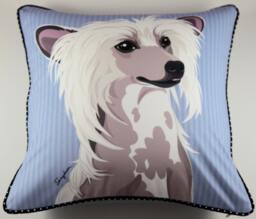 Chinese Crested Pillow - thumbnail 1