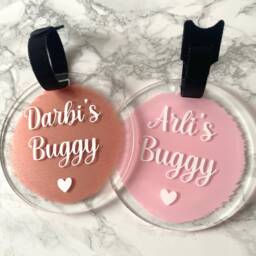 Personalised Pram/Buggy Sign Tag - thumbnail 2