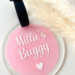 Personalised Pram/Buggy Sign Tag - thumbnail 3