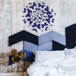 Butterfly Circle Cluster Wall Decal - Nursery, Kids Room Vinyl Art - thumbnail 1