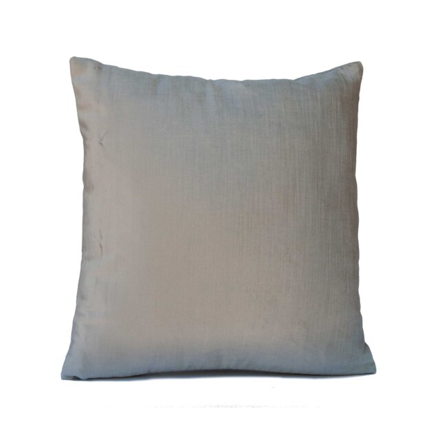 Light Warm Grey, Silver Pillow, Throw Pillow Cover, Decorative Cushion Pillowcase, Accent Toss Velour - image 1