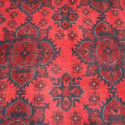 5'1x6'7 Ft Afghan Handmade Bukhara Rug, Genuine Khal Mohammedi Area Turkmen Oriental Geometric Livingroom D??cor Rug - thumbnail 3